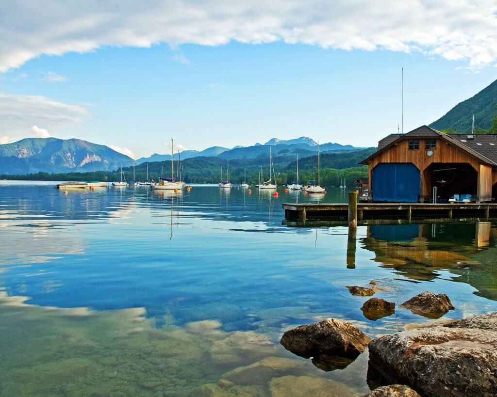 Diving in the lakes of Austria