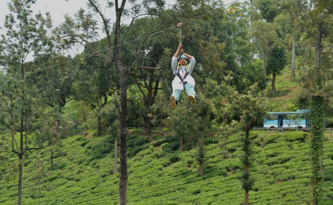 Ziplining in Wayanad