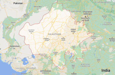 Map of Rajasthan